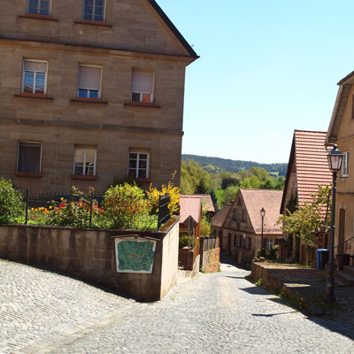 Blick in die Kantorsgasse Weidenberg