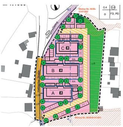 Wohnpark Heßlacher Straße Bebauungsplan